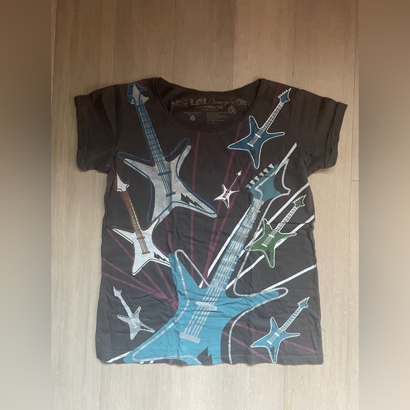 LOL Vintage Boyfriend Tee - Star Guitars *(3 for $25) - Picture 3 of 6